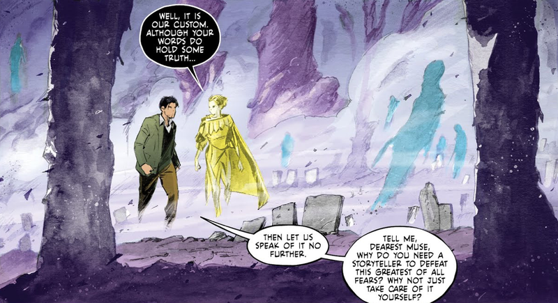 Henry Henry, a liar, fakes his way through the mystical Fearscape with the Muse.